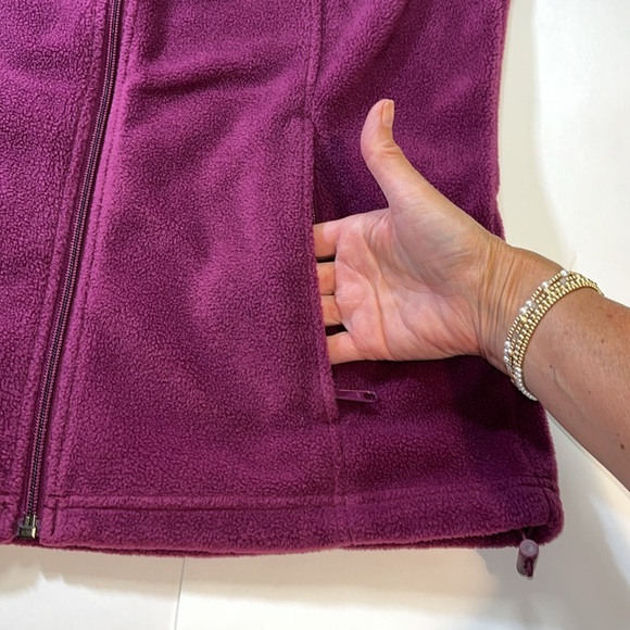 🎉2x HP!🎉 EUC: Columbia purple fleece jacket - Picture 11 of 12